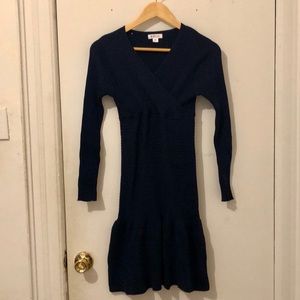 NWOT Navy Blue Sweater Dress